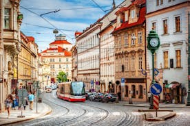 Photo of scenic summer view of the Old Town architecture with Elbe river embankment in Dresden, Saxony, Germany.