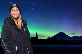 Excursão noturna com aurora boreal saindo de Reykjavik