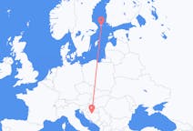 Flyreiser fra Banja Luka, til Mariehamn
