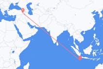 Flyrejser fra Shire of Christmas Island til Van