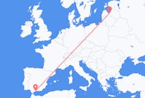 Flights from Málaga to Riga