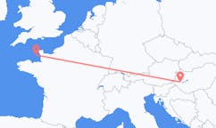 Flyreiser fra Saint Helier, Jersey til Heviz, Ungarn