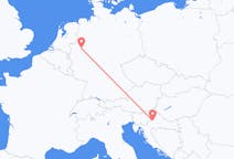 Lennot Dortmundista Zagrebiin
