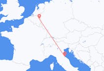 Lennot Riministä, Italia Maastrichtiin, Alankomaat