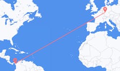 Vluchten van La Palma (ort i Mexiko, Guanajuato, Salamanca), Panama naar Frankfurt, Duitsland