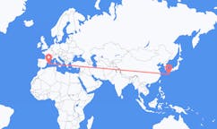 Рейсы из Якусимы, Кагосима, Япония в Пальму, Испания