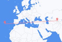 Flyg från Tasjkent, Uzbekistan till Santa Maria, Kap Verde, Portugal