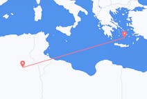 Lennot Hassi Messaoudilta Santorinille