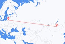 Vols d’Oulan-Bator pour Kaunas