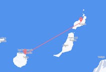Flyrejser fra Las Palmas til Lanzarote