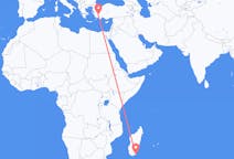 Flug frá Tôlanaro, Madagaskar til Denizli, Tyrklandi
