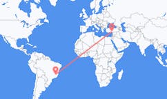 Flyreiser fra Ipatinga, Brasil til Adana, Tyrkia