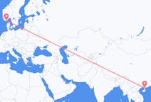 Flüge von Zhanjiang, China nach Kristiansand, Norwegen