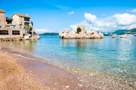 photo of a beautiful panorama view of Bečići is a town in the municipality of Budva, Montenegro.