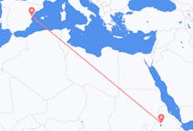 Flights from Gondar to Castelló de la Plana