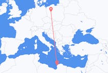 Flights from Benghazi to Poznan