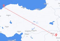 Lennot Erbilistä, Irak Zonguldakille, Turkki