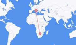 Flyreiser fra Kimberley, Northern Cape, Sør-Afrika til Trapani, Italia