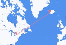 Flyrejser fra Buffalo til Reykjavík