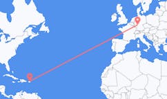 Flyrejser fra San Juan til Frankfurt