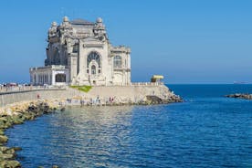 Photo of aerial View Of Constanta City Skyline In Romania.