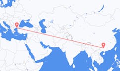 Lennot Liuzhousta, Kiina Alexandroupoliin, Kreikka