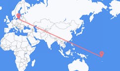 Flights from Funafuti to Gdańsk
