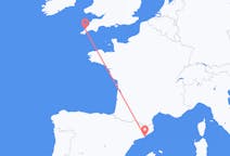 Flyreiser fra Newquay, til Barcelona