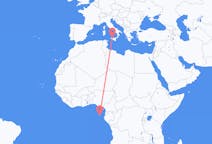 Flyreiser fra São Tomé, til Palermo