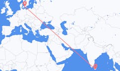 Vols d’Hambantota, le Sri Lanka vers Malmö, Suède