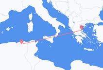 알제리 콘스탄틴에서 출발해 그리스 볼로스로(으)로 가는 항공편