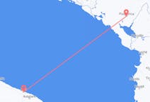 Flyreiser fra Podgorica, til Bari
