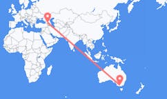 Flyg från Melbourne till Tbilisi