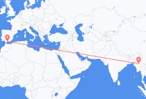 Flyreiser fra Mandalay, til Malaga