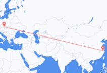 Flyreiser fra Hangzhou, Kina til Brno, Tsjekkia