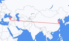 Lennot Yanchengistä, Kiina Malatyaan, Turkki