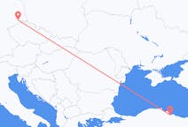 Flyreiser fra Samsun, Tyrkia til Dresden, Tyskland