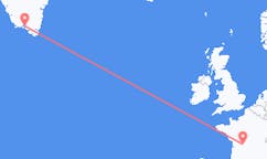 出发地 法国利摩日目的地 格陵兰纳萨克的航班