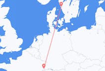 Flyreiser fra Mulhouse, til Göteborg