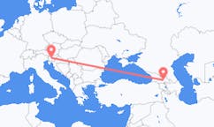 Flyg från Ljubljana till Tbilisi