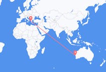 Flyreiser fra Geraldton, Australia til Preveza, Hellas
