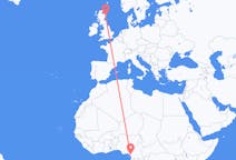 Flyreiser fra Douala, til Aberdeen