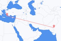 Lennot Jaisalmerilta, Intia Rodokselle, Kreikka