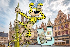 Jogo de fuga infantil na cidade de Leuven Marsupilami