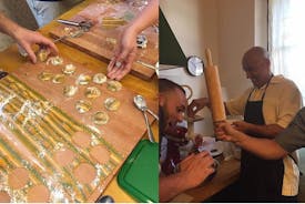季節の材料を使ってゼロからパスタを作る少人数グループの料理教室