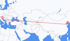 Flyreiser fra Yantai, Kina til Ancona, Italia