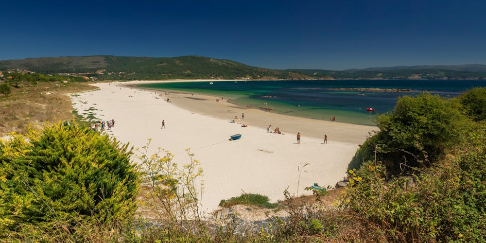 Lagosteira Beach at Fisterra La Coruña Galicia Spain Europe