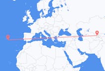 出发地 乌兹别克斯坦塔什干目的地 葡萄牙蓬塔德尔加达的航班
