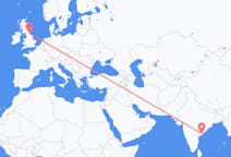 Lennot Rajahmundrysta, Intia Durhamiin, Englanti