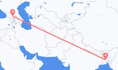 Flyreiser fra Dhaka, til Tbilisi